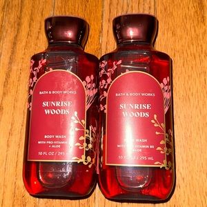 BBW 2pc Sunrise Woods Body Wash